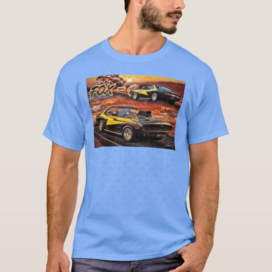 Laufen auf leerem Fox 1 überdeckt T-Shirt (Vorderseite)