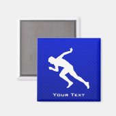 Laufen; blau magnet (Vorderseite/Rückseite)