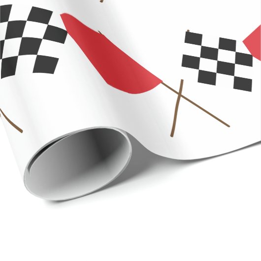 Laufen der Flaggen Geschenkpapier (Rolleneckpunkt)