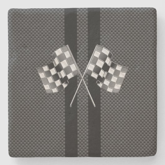 Laufen der Flaggen-Streifen im Steinuntersetzer (Vorderseite)