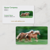 Laufen der Palomino-Visitenkarten Visitenkarte (Vorne/Hinten)