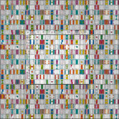 Laufen der Seiden Stoff (Kachel)