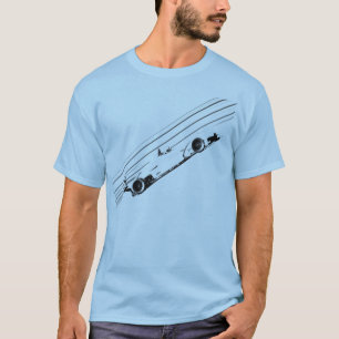 Laufen der Streifen T-Shirt