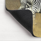 Laufen der Streifen, Zebra-Mausunterlage Mousepad (Ecke)