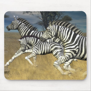 Laufen der Streifen, Zebra-Mausunterlage Mousepad