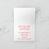 Laufen der themenorientierten einladung (Innenseite)