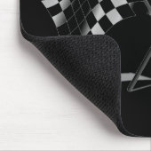 Laufen der Zielflaggen Mousepad (Ecke)
