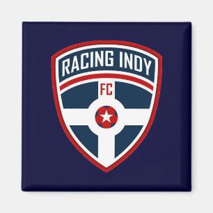 Laufen des Indy Blau-Magneten Magnet