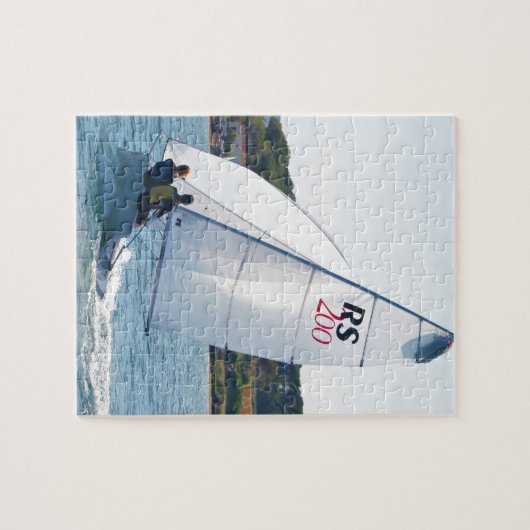 Laufen des Schlauchboots mit Geschwindigkeit Puzzle (Horizontal)