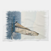 Laufen des Segelboot-Geschirrtuchs Küchentuch (Horizontal)