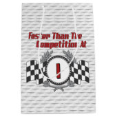 Laufen des themenorientierten 1. Geburtstages Mittlere Geschenktüte (Vorderseite)