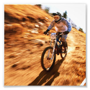 Laufen Dirtbike von nicht für den Straßenverkehr Fotodruck