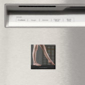 Laufen eines Mädchens auf Balancestrahl Magnet (In Situ (Geschirrspüler))