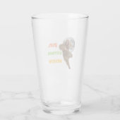Laufen, erkunden, glauben Sie an den Funny Bigfoot Glas (Rückseite)