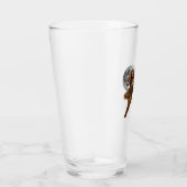 Laufen, erkunden, glauben Sie an den Funny Bigfoot Glas (Rechts)