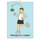 Laufen für Bier-Cartoon-Spaß (Vorne)