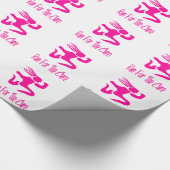Laufen für das Kur-Wrapping-Papier Geschenkpapier (Ecke)
