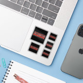 Laufen für eine gute Zeit - Runner Mindset Aufkleber (Laptop mit iPhone)