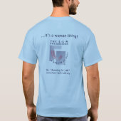 Laufen für FLUCHT - BaumwollT - Shirt (Männer oder (Rückseite)