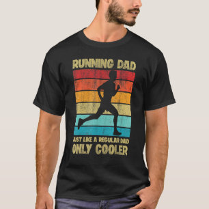 Laufen für Männer Papa Vintage Marathonläufer Trai T-Shirt