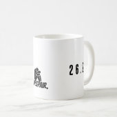 Laufen. Gehen. Verzweiflung. Kaffeetasse (VorderseiteRechts)