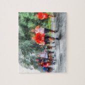 Laufen im Regen Puzzle (Vertikal)