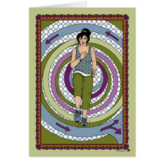 Laufen in Circles_A_Greeting Card (Vorne)