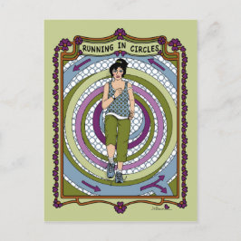 Laufen in Circles_A_ Postkarte