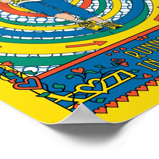 Laufen in Circles_B_8x10-Poster Poster (Ecke)