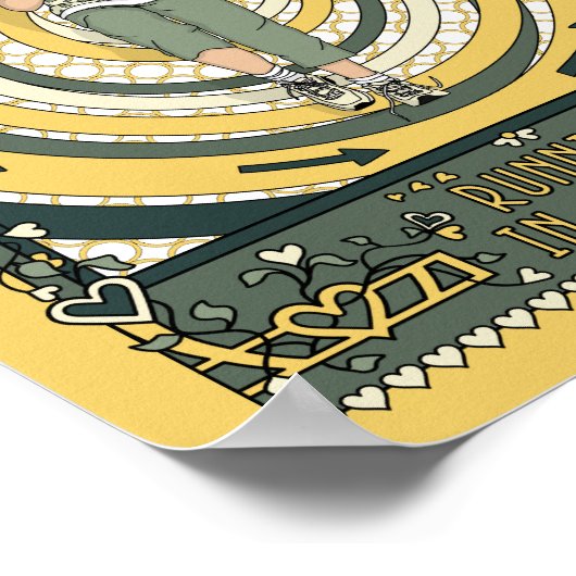 Laufen in Circles_C_8x10-Poster Poster (Ecke)