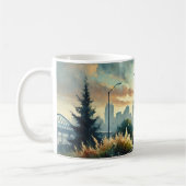 Laufen in der Seattle Space Needle Kaffeetasse (Links)