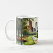 Laufen in Houston Texas Kaffeetasse (Links)