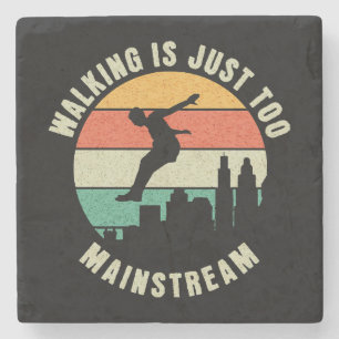 Laufen ist einfach zu Mainstream Steinuntersetzer