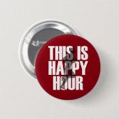 Laufen ist glückliche Stunde Button (Vorne & Hinten)