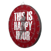 Laufen ist glückliche Stunde Dartscheibe (Vorderseite rechts)