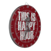 Laufen ist glückliche Stunde Dartscheibe (Vorderseite Links)