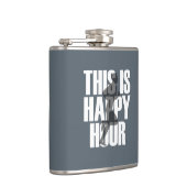 Laufen ist glückliche Stunde Flachmann (Rechts)