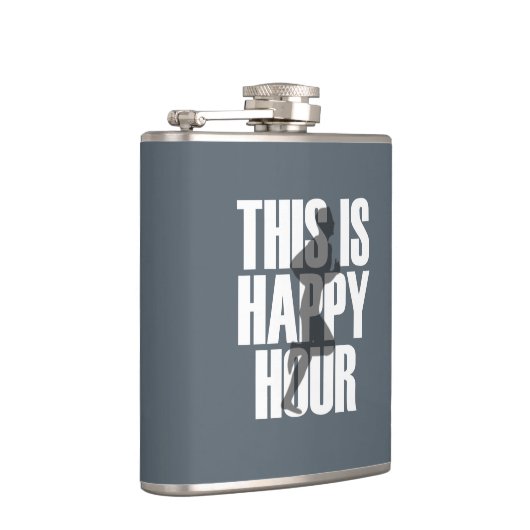 Laufen ist glückliche Stunde Flachmann (Rechts)