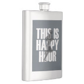 Laufen ist glückliche Stunde Flachmann (Rechts)