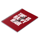 Laufen ist glückliche Stunde Notizblock (Linke Seite)