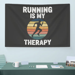 Laufen ist meine Therapie Banner