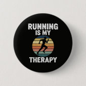 Laufen ist meine Therapie Button (Vorderseite)