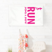 Laufen, joggen und Freude Banner (Insitu)