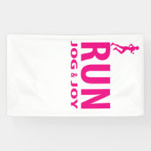Laufen, joggen und Freude Banner (Horizontal)