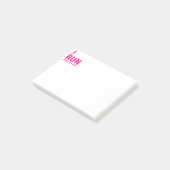 Laufen, joggen und Freude Post-it Klebezettel (angewinkelt)
