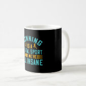 Laufen - Laufen ist ein mentaler Sport Kaffeetasse (VorderseiteRechts)
