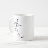 Laufen, Läufer, Triathletes Kaffeetasse (Vorderseite Links)