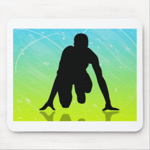 Laufen - Leichtathletik Mousepad