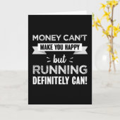 Laufen macht dich glücklich karte (Gelbe Blume)