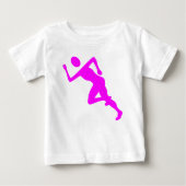 Laufen - Magenta Baby T-shirt (Vorderseite)